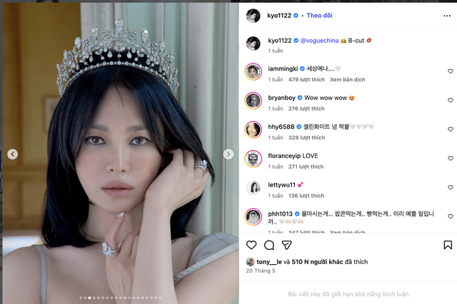 Song Hye Kyo và chiếc vương miện trăm năm gây sốt - Ảnh 2.