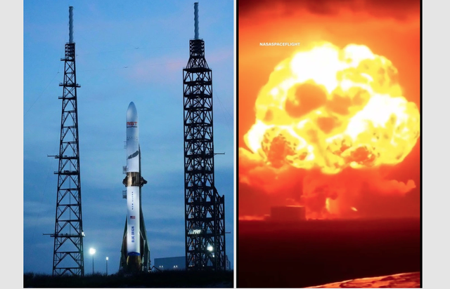Tên lửa Blue Origin nổ tung trên bệ phóng, nhà cửa xung quanh rung chuyển- Ảnh 1. Tên lửa Blue Origin nổ tung trên bệ phóng, nhà cửa xung quanh rung chuyển- Ảnh 1.