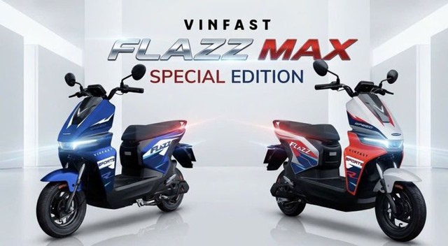 Xe máy điện VinFast Flazz Max có bản nâng cấp giá 14,99 triệu, có thể đổi pin - Ảnh 1.