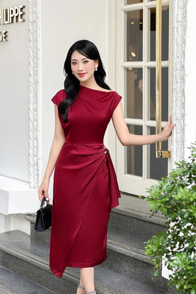 Tỏa sáng trong mọi buổi tiệc với những chiếc đầm đỏ- Ảnh 8.