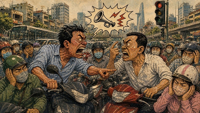 &Aacute;m ảnh tiếng c&ograve;i xe- Ảnh 1.