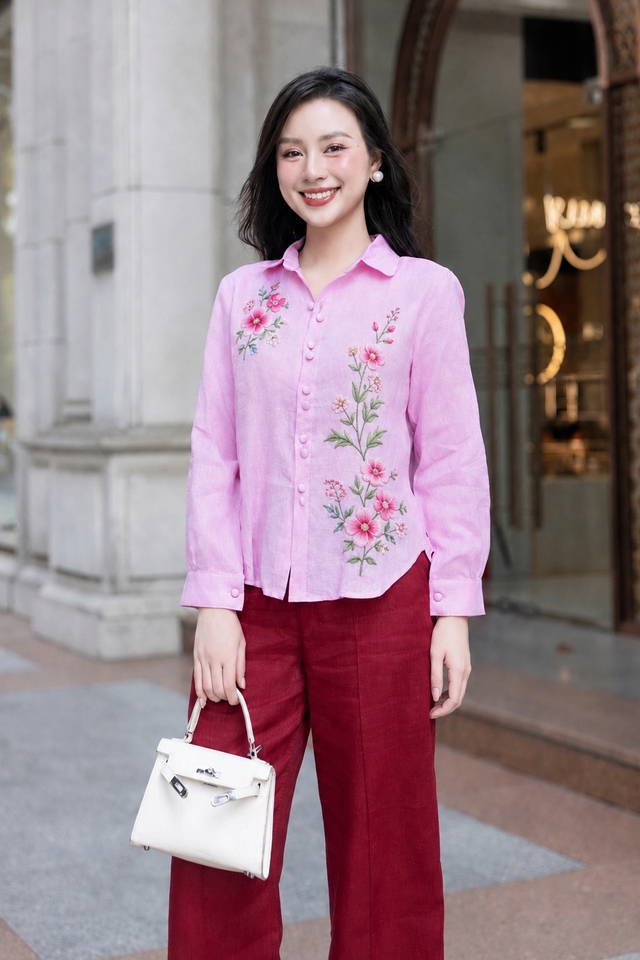 Chạm ngưỡng xa hoa với trang phục thêu hoa tỉ mỉ- Ảnh 6. Chạm ngưỡng xa hoa với trang phục thêu hoa tỉ mỉ- Ảnh 6.