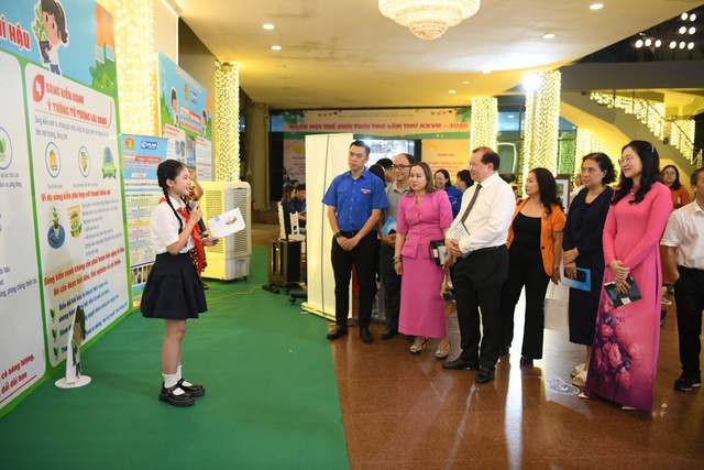 Thiếu nhi gửi gắm thông điệp ý nghĩa về bảo vệ thiên nhiên- Ảnh 1. Thiếu nhi gửi gắm thông điệp ý nghĩa về bảo vệ thiên nhiên- Ảnh 1.