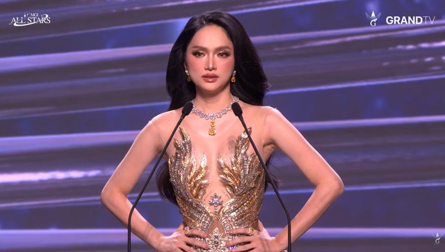 Hương Giang v&agrave;o top 3 Hoa hậu H&ograve;a b&igrave;nh Quốc tế m&ugrave;a giải All stars - Ảnh 4.