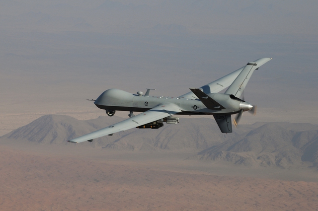 Houthi bắn hạ UAV trị gi&aacute; 30 triệu USD của qu&acirc;n đội Mỹ? - Ảnh 1.