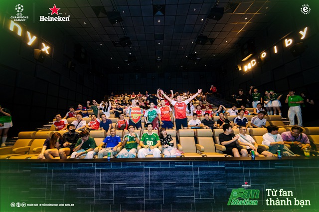 FanStation b&ugrave;ng nổ tinh thần 'từ fan th&agrave;nh bạn' đ&ecirc;m PSG bảo vệ ng&ocirc;i vương trước Arsenal- Ảnh 1.