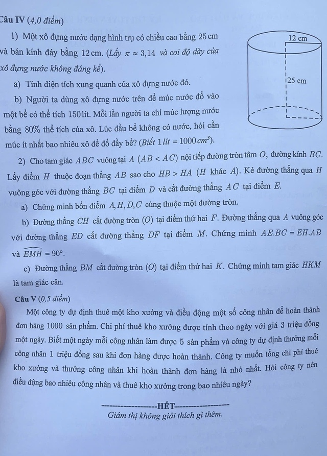 Thi lớp 10: Phổ điểm môn toán sẽ tập trung ở khoảng 7 - 8 - Ảnh 3.