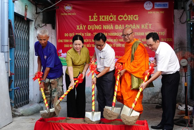 Báo 'Thanh Niên' khởi công xây dựng nhà đại đoàn kết tại Cần Thơ- Ảnh 1.