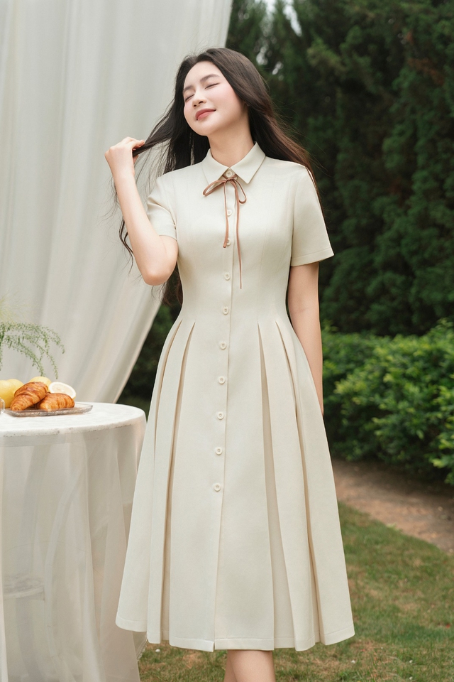 Váy xếp ly, khi nét điệu đà trở thành điểm nhấn cho vẻ ngoài cuốn hút- Ảnh 3.