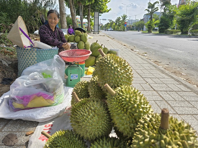 Sầu ri&ecirc;ng rớt gi&aacute;, nh&agrave; vườn miền mang ra lề đường b&aacute;n lẻ- Ảnh 3.