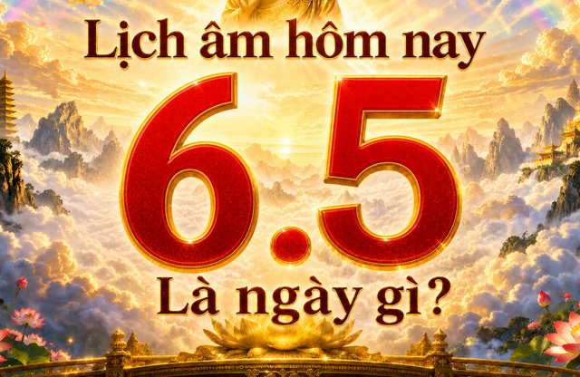 Lịch &acirc;m h&ocirc;m nay: Ng&agrave;y 6.5 l&agrave; ng&agrave;y g&igrave; m&agrave; nhiều người quan t&acirc;m? - Ảnh 1.