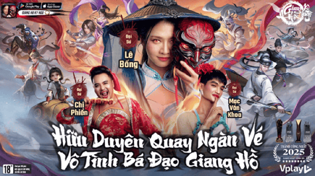 Chị Phiến, L&ecirc; Bống v&agrave; Mạc Văn Khoa, đại sứ của Giang Hồ Kỳ Ngộ - Vplay - Ảnh 2.