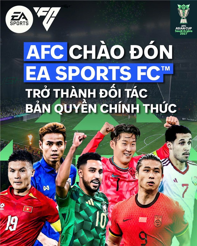 AFC bắt tay EA SPORTS FC, đưa Asian Cup l&ecirc;n nền tảng game đ&igrave;nh đ&aacute;m- Ảnh 2.