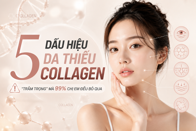 Cảnh b&aacute;o: 5 dấu hiệu da thiếu collagen &lsquo;trầm trọng&rsquo; m&agrave; 99% chị em đều bỏ qua- Ảnh 1.