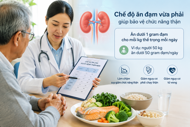 Tìm ra công thức 'vàng' trong ăn uống 'cứu' người suy thận - Ảnh 1.