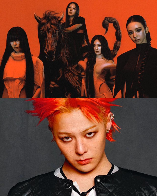 'C&uacute; bắt tay' lịch sử giữa G-Dragon v&agrave; aespa - Ảnh 1.