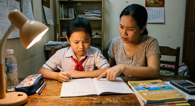 &Acirc;u lo việc học thuộc b&agrave;i mẫu tập l&agrave;m văn - Ảnh 1.