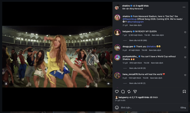 Shakira h&aacute;t nhạc World Cup 2026 - Ảnh 1.