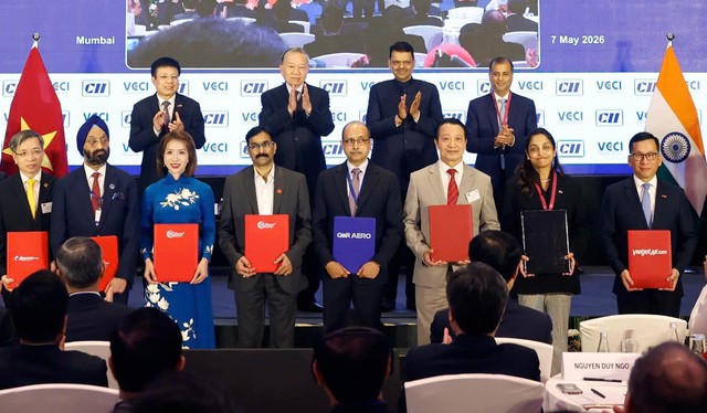 Vietjet th&uacute;c đẩy kết nối h&agrave;ng kh&ocirc;ng, hạ tầng v&agrave; c&ocirc;ng nghệ giữa Việt Nam - Ấn Độ- Ảnh 1.