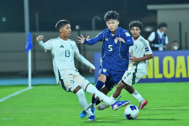U.17 Th&aacute;i Lan thua Ả Rập X&ecirc; &Uacute;t, bị loại ngay v&ograve;ng bảng ch&acirc;u &Aacute;- Ảnh 1.