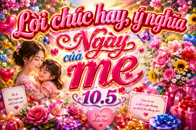Lời chúc Ngày của mẹ 10.5 hay và ý nghĩa  - Ảnh 1.