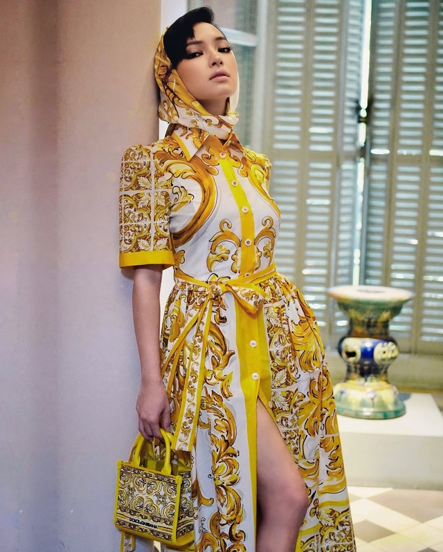 Đánh thức thị giác ngày hè bằng trang phục họa tiết paisley- Ảnh 1.
