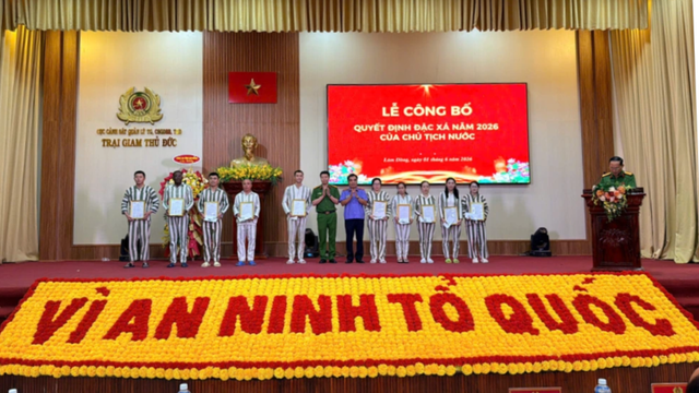 Đặc x&aacute; 2026: Phạm nh&acirc;n tại Trại giam Thủ Đức được đặc x&aacute; đ&ocirc;ng nhất cả nước - Ảnh 1.