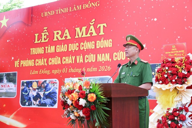 Lâm Đồng ra mắt Trung tâm Giáo dục cộng đồng về PCCC-CNCH đầu tiên- Ảnh 3.
