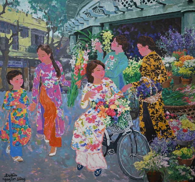 Hà Nội thế kỷ trước trong tranh Trần Nguyên Dũng
- Ảnh 1. Hà Nội thế kỷ trước trong tranh Trần Nguyên Dũng
- Ảnh 1.
