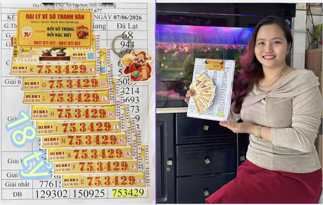 5 người tr&uacute;ng 18 tỉ xổ số miền Nam, 'kh&ocirc;ng hẹn m&agrave; gặp' ở một đại l&yacute; - Ảnh 1.