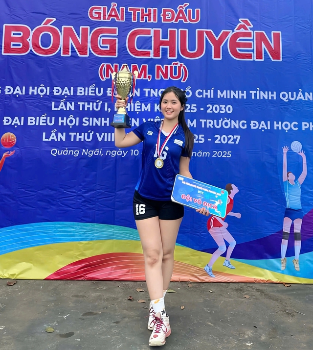 Cô gái được gọi là 'hoa khôi bóng chuyền'- Ảnh 6. Cô gái được gọi là 'hoa khôi bóng chuyền'- Ảnh 6.