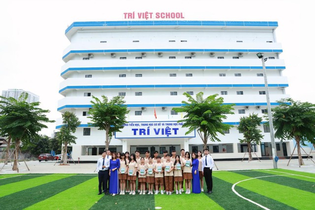 Trí Việt School: Ngôi trường có kiến trúc hiện đại nằm trong trung tâm TPHCM- Ảnh 1. Trí Việt School: Ngôi trường có kiến trúc hiện đại nằm trong trung tâm TPHCM- Ảnh 1.