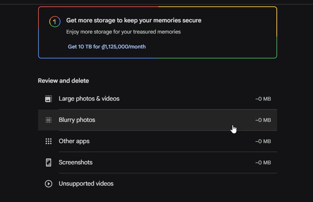 Mẹo dọn sạch 'r&aacute;c' Google Drive v&agrave; Photos bằng những c&acirc;u lệnh b&iacute; mật - Ảnh 2.