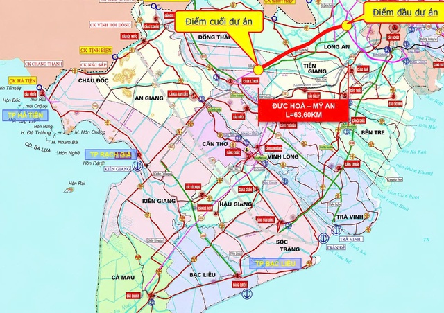Hai phương &aacute;n l&agrave;m 63 km cao tốc từ T&acirc;y Ninh đi Đồng Th&aacute;p- Ảnh 1.