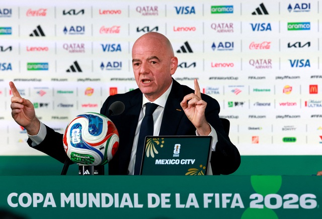 World Cup 2026: Chủ tịch FIFA ‘kêu oan’ về giá vé, bác bỏ tranh cãi thị thực- Ảnh 1. World Cup 2026: Chủ tịch FIFA ‘kêu oan’ về giá vé, bác bỏ tranh cãi thị thực- Ảnh 1.
