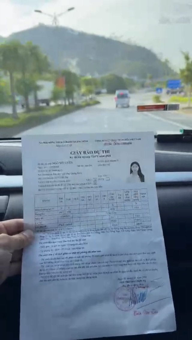 CSGT Quảng Ninh hú còi 20 km lấy thẻ dự thi cho nữ sinh - Ảnh 2.