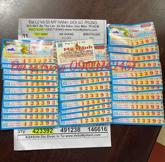 Tiểu thương bán ở chợ đầu mối TP.HCM trúng số 22 tỉ, lãnh 200 triệu tiền mặt - Ảnh 1.