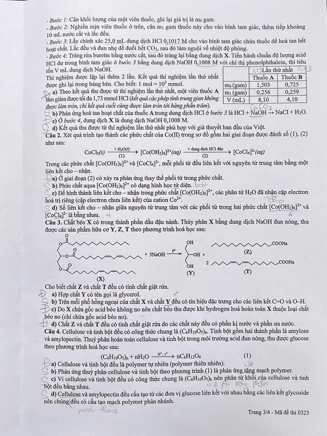 Thi tốt nghiệp THPT 2026: Xem gợi ý giải đề thi môn hóa học tại đây - Ảnh 3.