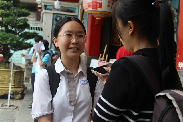 Thí sinh Trường THPT chuyên Lê Hồng Phong nói gì về đề lịch sử tốt nghiệp? - Ảnh 1.