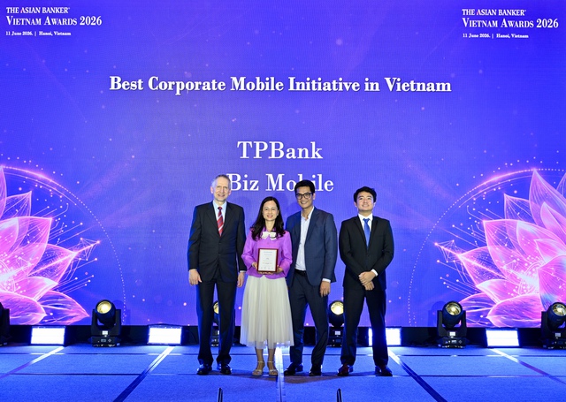 Lập hattrick tại The Asian Banker 2026: Dấu ấn của TPBank trong dòng chảy kinh tế số- Ảnh 3. Lập hattrick tại The Asian Banker 2026: Dấu ấn của TPBank trong dòng chảy kinh tế số- Ảnh 3.