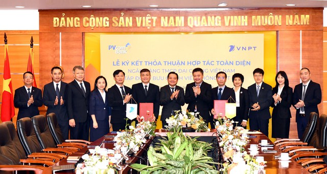 PVcomBank và VNPT hợp tác chiến lược, kết nối sức mạnh tài chính và công nghệ số - Ảnh 3.