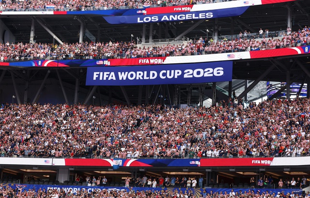 Nước Mỹ khai mạc World Cup 2026 hoành tráng: Katy Perry và Lisa khuấy động sân khấu- Ảnh 9. Nước Mỹ khai mạc World Cup 2026 hoành tráng: Katy Perry và Lisa khuấy động sân khấu- Ảnh 9.