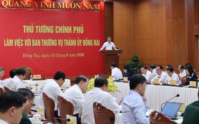 Thủ tướng Lê Minh Hưng làm việc với Thành ủy Đồng Nai- Ảnh 1. Thủ tướng Lê Minh Hưng làm việc với Thành ủy Đồng Nai- Ảnh 1.