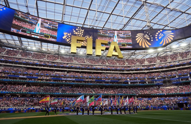 Nước Mỹ khai mạc World Cup 2026 hoành tráng: Katy Perry và Lisa khuấy động sân khấu- Ảnh 1. Nước Mỹ khai mạc World Cup 2026 hoành tráng: Katy Perry và Lisa khuấy động sân khấu- Ảnh 1.