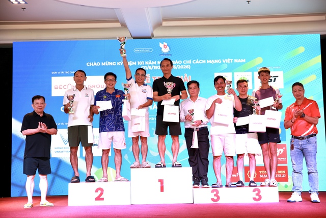 Nhiều nhân tố mới mang hào hứng cho giải quần vợt Hội nhà báo TP.HCM 2026- Ảnh 10. Nhiều nhân tố mới mang hào hứng cho giải quần vợt Hội nhà báo TP.HCM 2026- Ảnh 10.