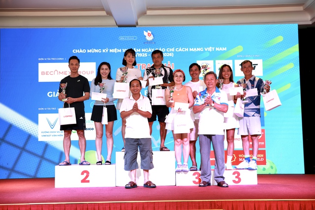 Nhiều nhân tố mới mang hào hứng cho giải quần vợt Hội nhà báo TP.HCM 2026- Ảnh 9. Nhiều nhân tố mới mang hào hứng cho giải quần vợt Hội nhà báo TP.HCM 2026- Ảnh 9.