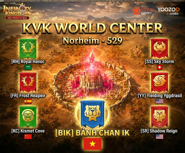 Infinity Kingdom: Siêu phẩm Global kết nối game thủ Việt trên bản đồ quốc tế - Ảnh 1.