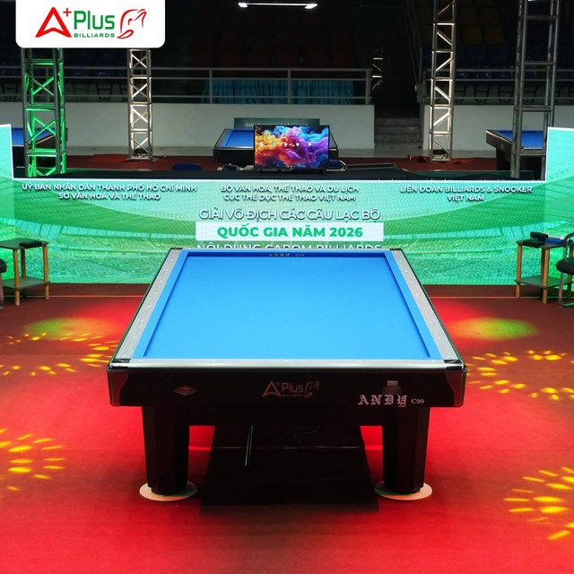 Bàn bida Aplus Billiards chuẩn thi đấu: Giải pháp hạ tầng tối ưu lợi nhuận cho CLB - Ảnh 1.