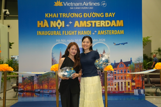 Vietnam Airlines chính thức khai thác đường bay thẳng Hà Nội - Amsterdam - Ảnh 7.