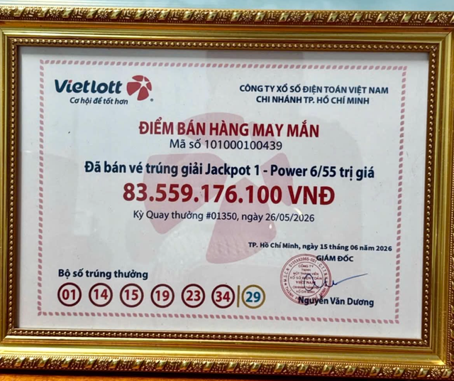 Đại lý TP.HCM bán trúng 83 tỉ lại báo tin vui cho khách trúng số miền Nam - Ảnh 3.